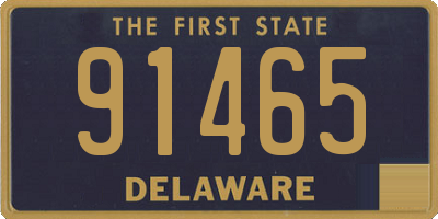 DE license plate 91465