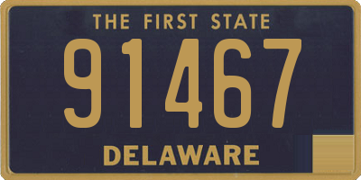 DE license plate 91467