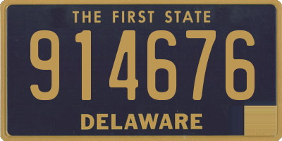 DE license plate 914676