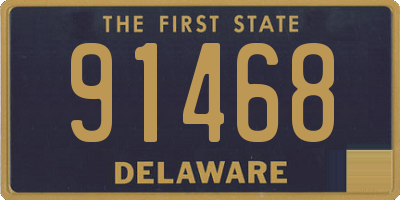 DE license plate 91468