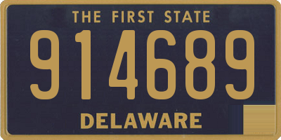 DE license plate 914689