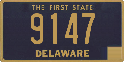 DE license plate 9147