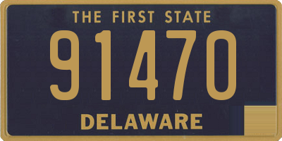 DE license plate 91470