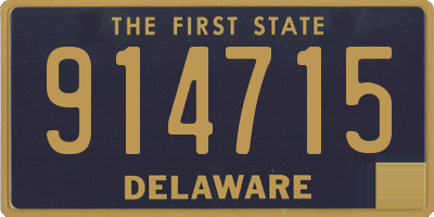 DE license plate 914715
