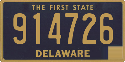 DE license plate 914726
