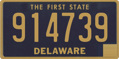DE license plate 914739