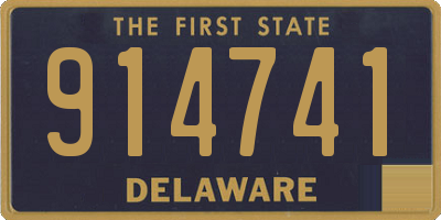 DE license plate 914741