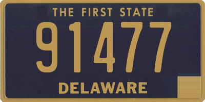 DE license plate 91477