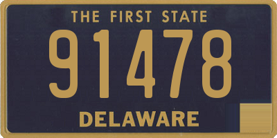 DE license plate 91478
