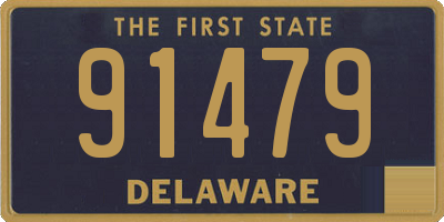DE license plate 91479