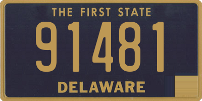 DE license plate 91481