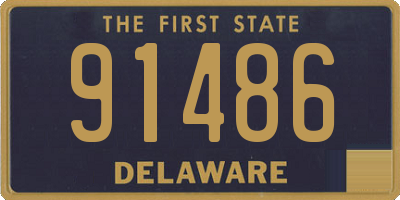 DE license plate 91486