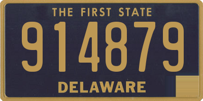 DE license plate 914879