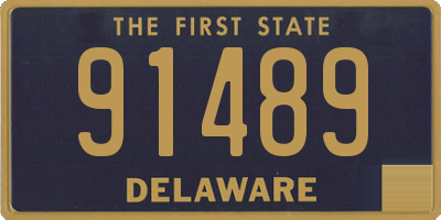 DE license plate 91489