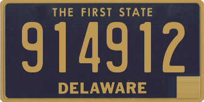 DE license plate 914912