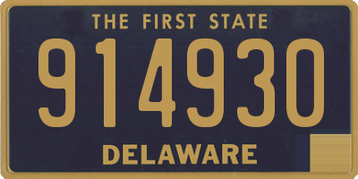 DE license plate 914930