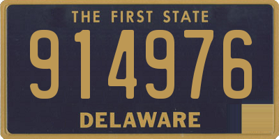 DE license plate 914976