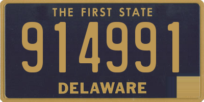 DE license plate 914991