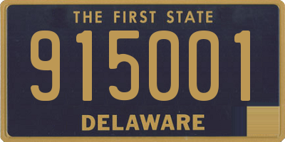 DE license plate 915001