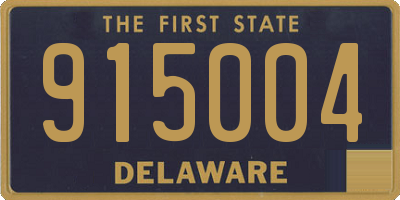 DE license plate 915004