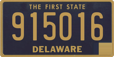 DE license plate 915016