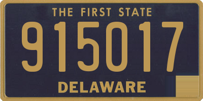DE license plate 915017