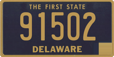 DE license plate 91502