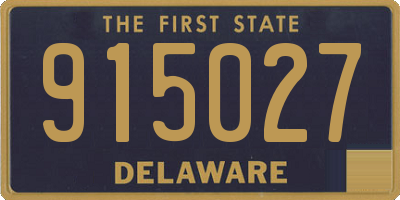 DE license plate 915027