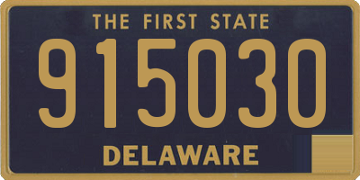 DE license plate 915030