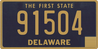 DE license plate 91504
