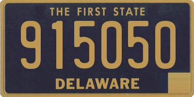 DE license plate 915050