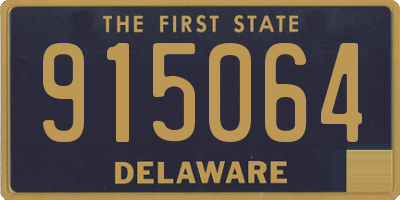 DE license plate 915064