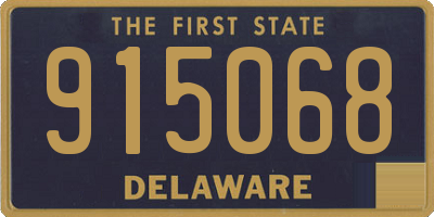 DE license plate 915068
