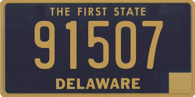 DE license plate 91507
