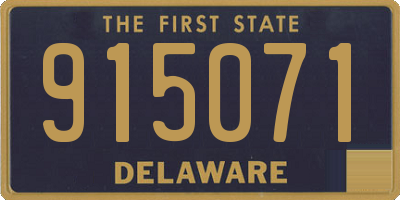 DE license plate 915071