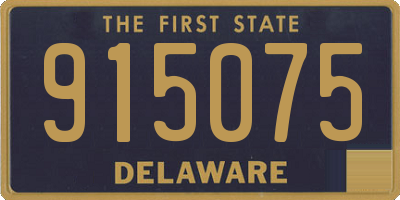 DE license plate 915075