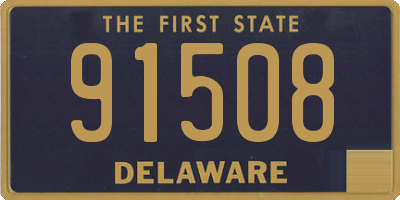DE license plate 91508