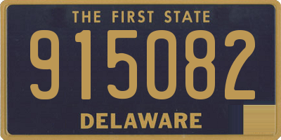 DE license plate 915082