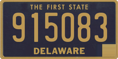 DE license plate 915083