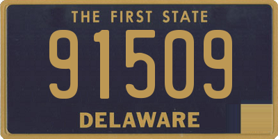DE license plate 91509