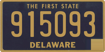 DE license plate 915093