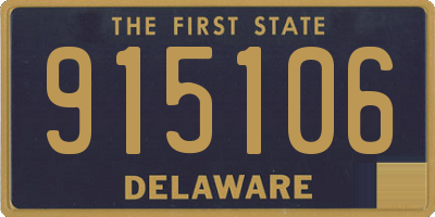 DE license plate 915106