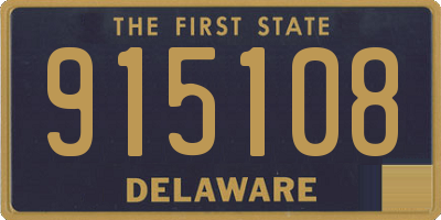 DE license plate 915108