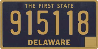 DE license plate 915118