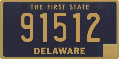 DE license plate 91512