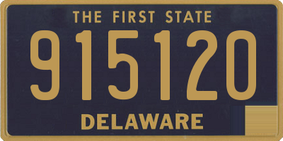 DE license plate 915120