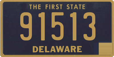 DE license plate 91513