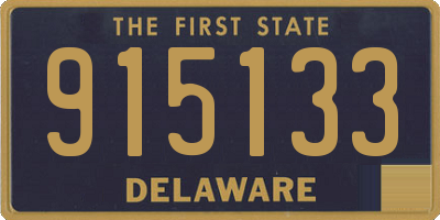 DE license plate 915133