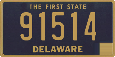 DE license plate 91514