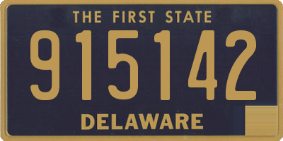 DE license plate 915142